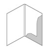 Cartelline cm 22,5x31,5 chiuso CON DORSO MM 6 e alette interne fustellate 